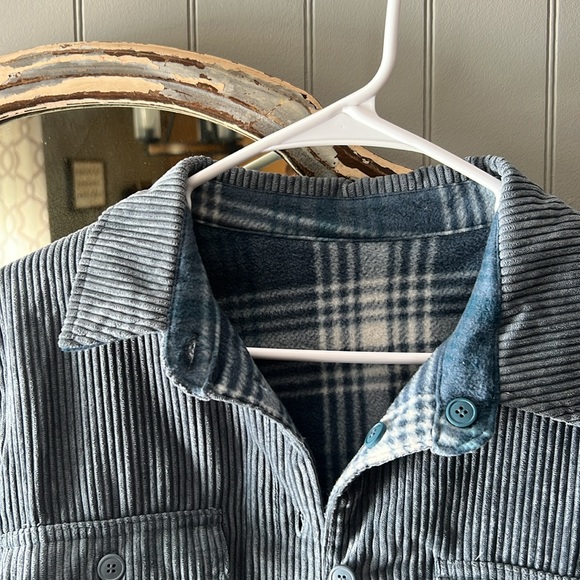 Corduroy reversible shacket - Picture 4 of 4